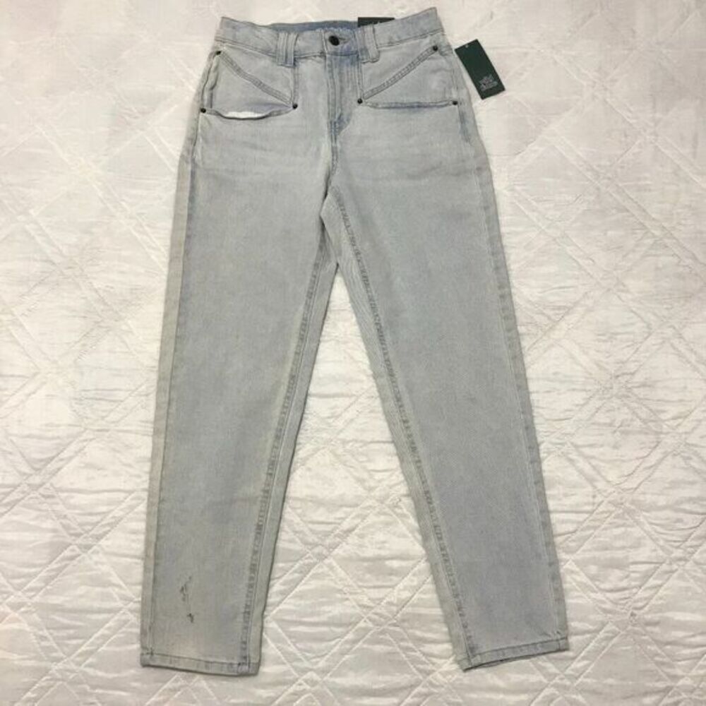 wild fable high rise mom acid washed jeans‎ size 0/25 nwt